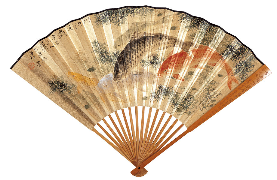 琳池魚戲圖