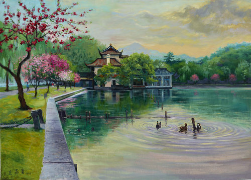 春临西湖
