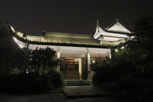 八壶精舍夜景