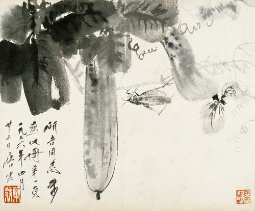 瓜果草虫册（之一）