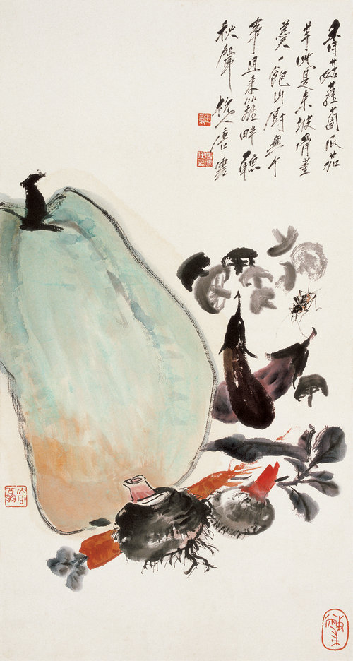 蔬果秋虫图 (2)