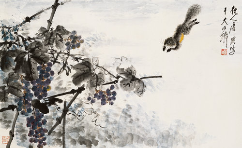 松鼠葡萄
