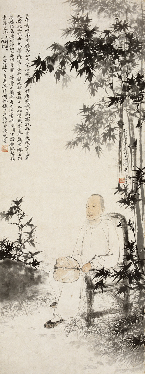 鶴亭先生像 (2)