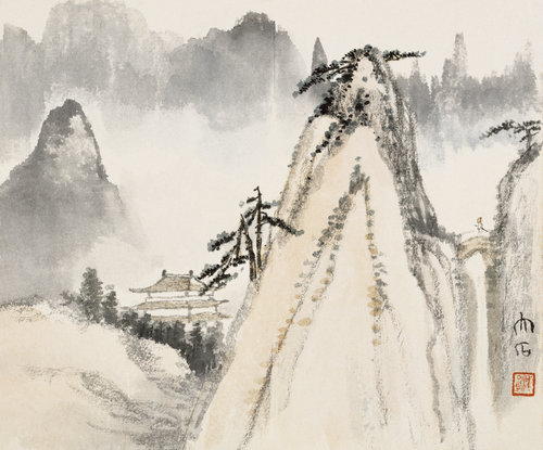 仿石濤山水圖册(之六）